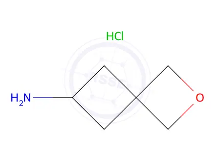Chemical structure of 6-AMINO-2-OXA-SPIRO[3.3]HEPTANE HYDROCHLORIDE