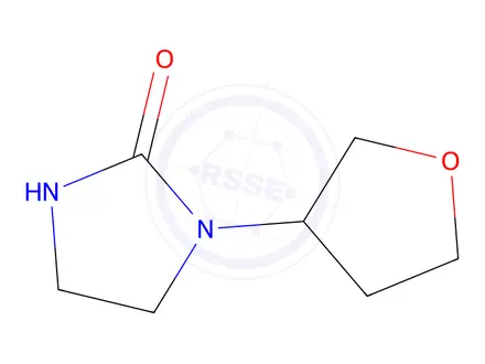Chemical structure of 1-(tetrahydrofuran-3-yl)imidazolidin-2-one
