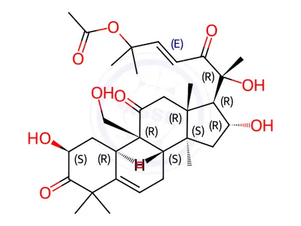 Chemical structure of Cucurbitacin A