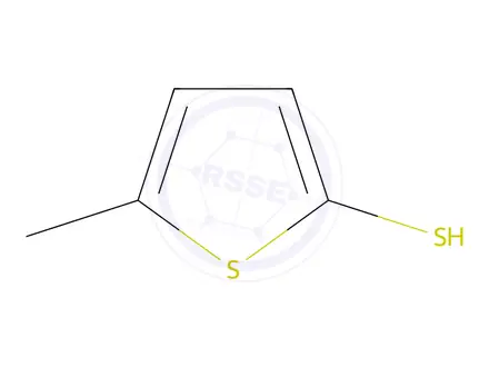 Chemical structure of 5-methylthiophene-2-thiol