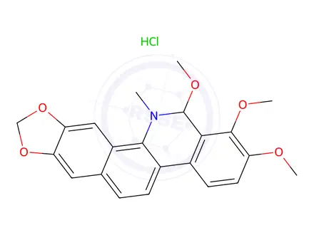 Chemical structure of 6-Methoxyldihydrochelerythrine chloride