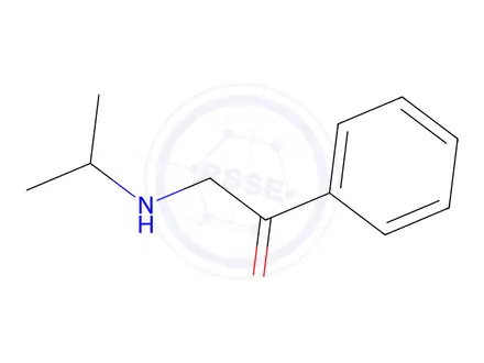 Chemical structure of 2-(Isopropylamino)-1-phenylethan-1-one