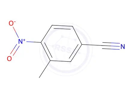 Chemical structure of 3-Methyl-4-nitrobenzonitrile