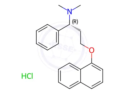 Chemical structure of Dapoxetine Impurity 3 (hydrochloride)