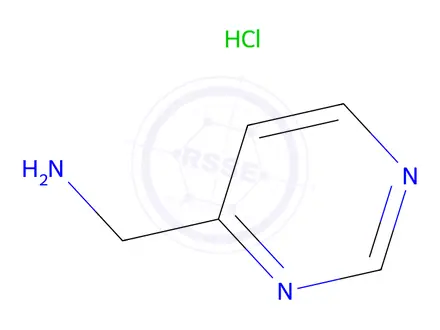 Chemical structure of Pyrimidin-4-ylmethanamine hydrochloride