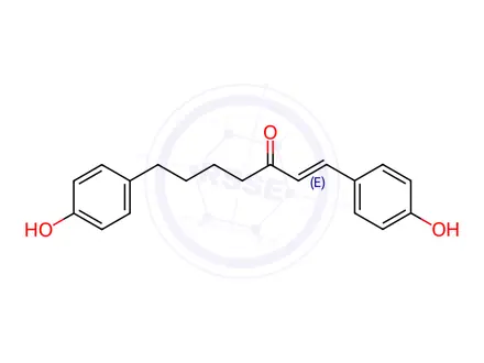 Chemical structure of 1,7-Bis(4-hydroxyphenyl)hept-1-en-3-one