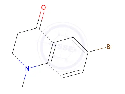 Chemical structure of 6-Bromo-1-methyl-2,3-dihydroquinolin-4(1H)-one