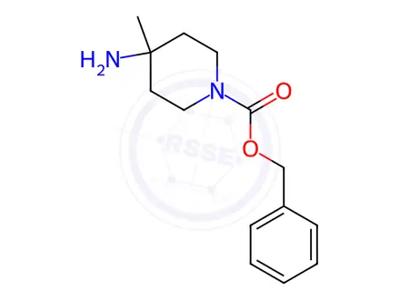 Chemical structure of Benzyl 4-Amino-4-methylpiperidine-1-carboxylate