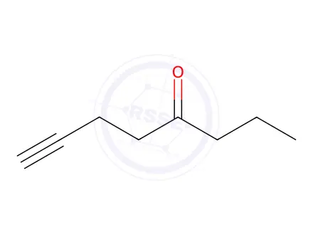 Chemical structure of oct-7-yn-4-one