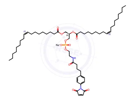 Chemical structure of 18:1 MPB PE