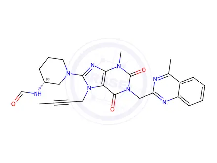 Chemical structure of Linagliptin Related Compound C