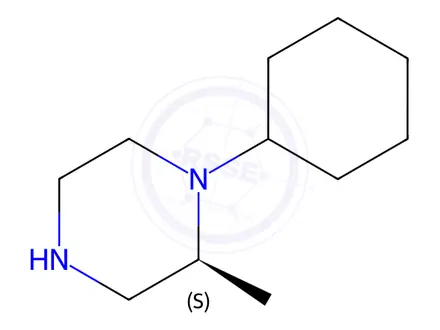 Chemical structure of (S)-1-Cyclohexyl-2-methyl-piperazine Dihydrochloride