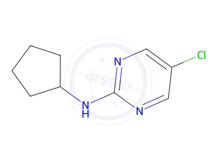 Chemical structure of 5-CHloro-n-cyclopentylpyrimidin-2-amine