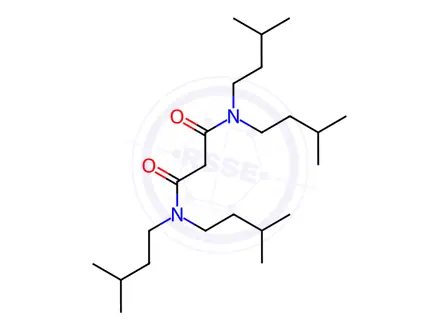 Chemical structure of n1,n1,n3,n3-Tetraisopentylmalonamide