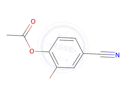 Chemical structure of 4-Cyano-2-ethoxyphenyl acetate
