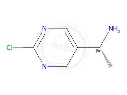 Chemical structure of (R)-1-(2-chloropyrimidin-5-yl)ethan-1-amine