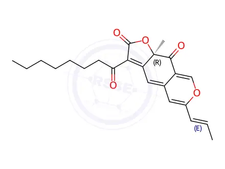 Chemical structure of Monascorubrin