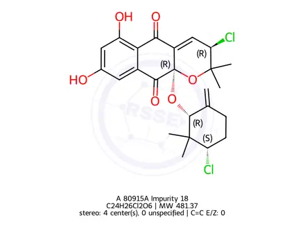 Chemical structure of A 80915A Impurity 18