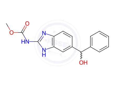 Chemical structure of 5-Hydroxyl-mebendazole
