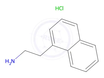 Chemical structure of 2-(Naphthalen-1-yl)ethan-1-amine hydrochloride