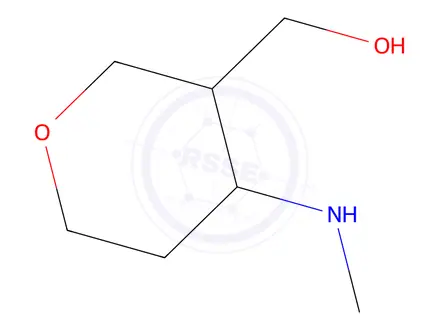Chemical structure of (4-(Methylamino)tetrahydro-2H-pyran-3-yl)methanol