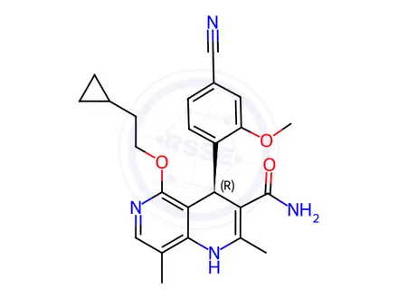 Chemical structure of Finerenone Impurity 333