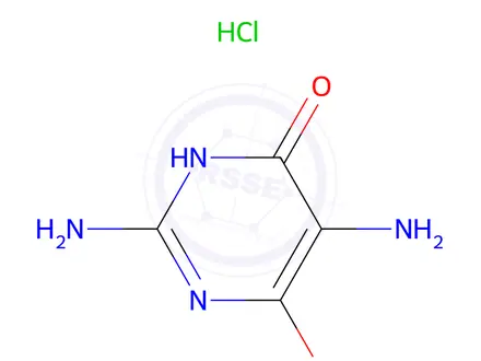 Chemical structure of 2,5-Diamino-4,6-dihydroxypyrimidine hydrochloride