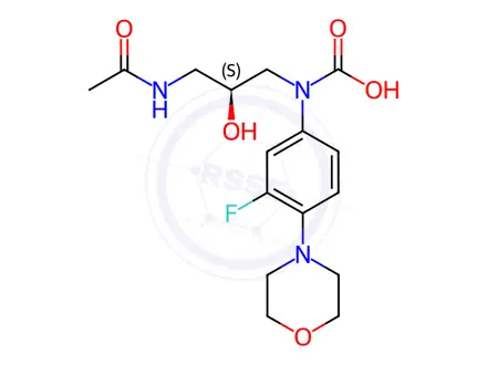 Chemical structure of Linezolid Impurity 218