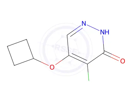 Chemical structure of 4-Chloro-5-cyclobutoxypyridazin-3(2H)-one