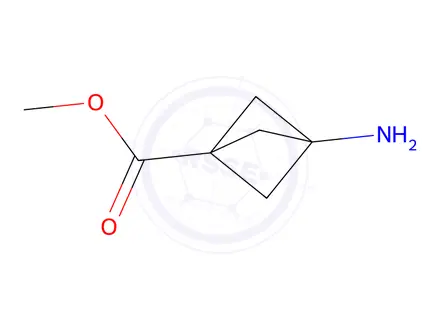 Chemical structure of Methyl 3-aminobicyclo[1.1.1]pentane-1-carboxylate hydrochloride