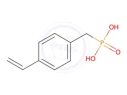 Chemical structure of P-[(4-Ethenylphenyl)methyl]phosphonic acid