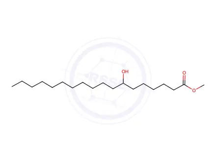 Chemical structure of 7-Hydroxyoctadecanoic acid methyl ester
