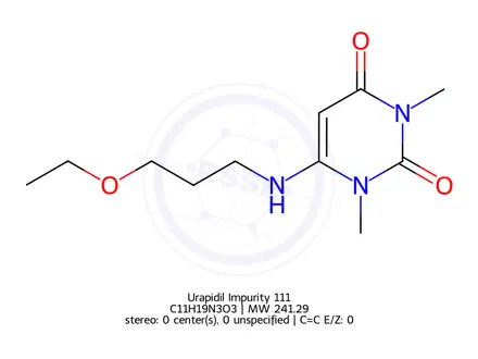 Chemical structure of Urapidil Impurity 111