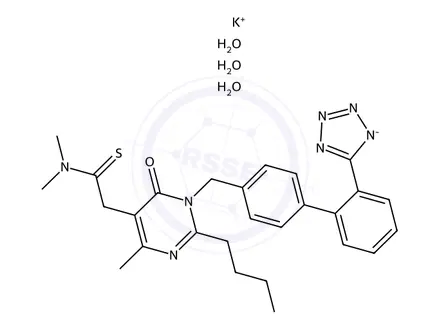 Chemical structure of Fimasartan Potassium Trihydrate