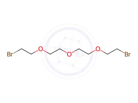 Chemical structure of Ethane,1,1'-Oxybis (2-(2-bromoethoxy)-
