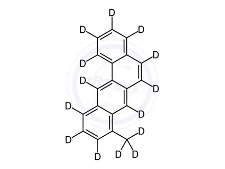 Chemical structure of 8-Methylbenz[a]anthracene-d14