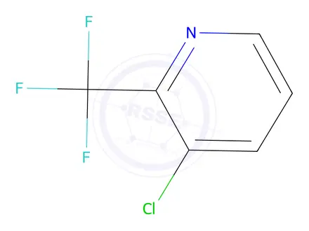 Chemical structure of 3-Chloro-2-(trifluoromethyl)pyridine