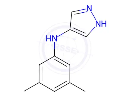 Chemical structure of N-(3,5-Dimethylphenyl)-1H-pyrazol-4-amine