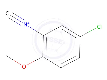 Chemical structure of Phenyl isocyanide, 5-chloro-2-methoxy-(7CI, 8CI)