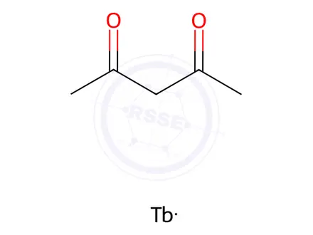 Chemical structure of TERBIUM ACETYLACETONATE