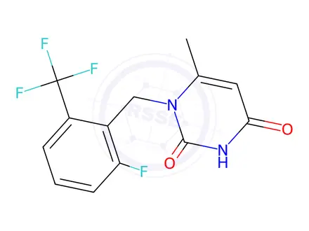 Chemical structure of Elagolix Impurity 155