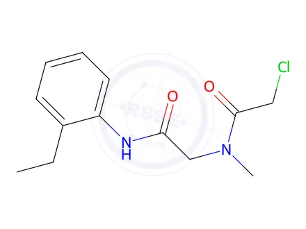 Chemical structure of 2-Chloro-N-(2-((2-ethylphenyl)amino)-2-oxoethyl)-N-methylacetamide