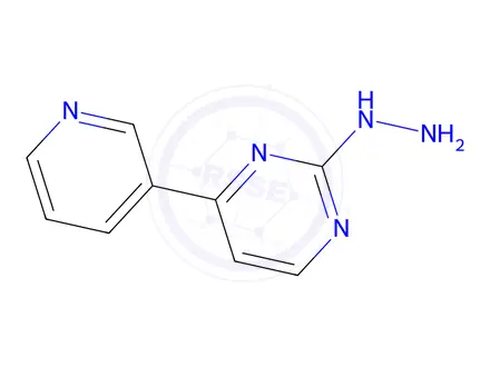 Chemical structure of 2-Hydrazinyl-4-(pyridin-3-yl)pyrimidine