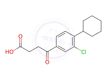 Chemical structure of bucloxic acid