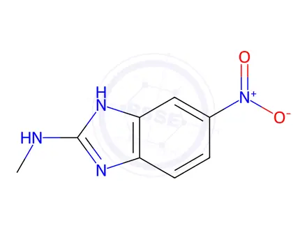 Chemical structure of N-Methyl-5-nitro-1H-benzo[d]imidazol-2-amine