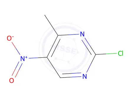 Chemical structure of 2-Chloro-4-methyl-5-nitropyrimidine