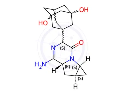 Chemical structure of Saxagliptin Impurity 111