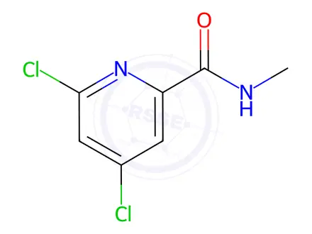 Chemical structure of 4,6-Dichloro-N-methylpicolinamide