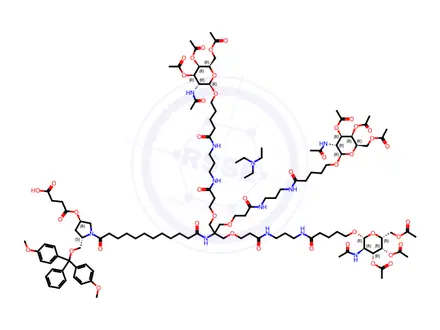 Chemical structure of GalNAc-L96