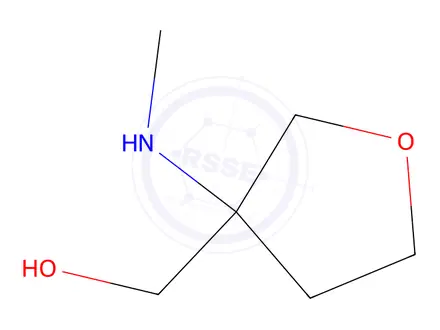 Chemical structure of [3-(methylamino)oxolan-3-yl]methanol